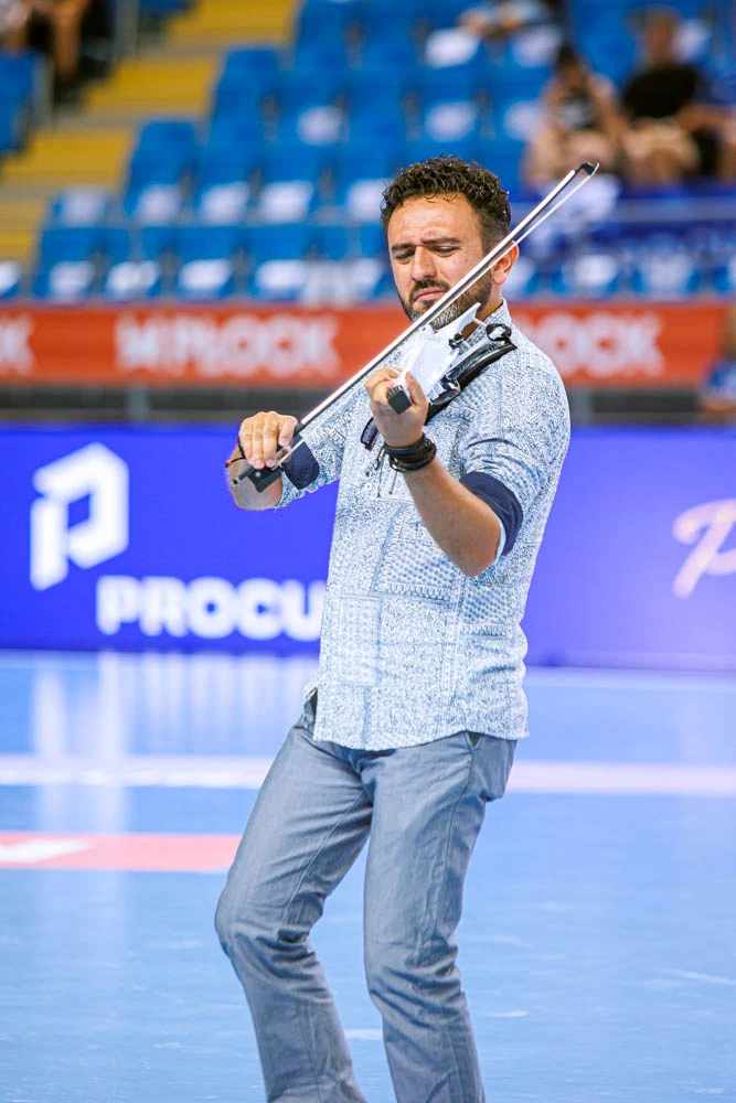Skrzypce podczas meczu SPR Wisła Płock: ORLEN Arena